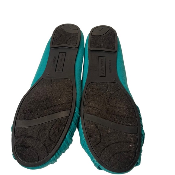 American Eagle Green Flat Weaved Toe Shoes Size 7.5 - Picture 5 of 5